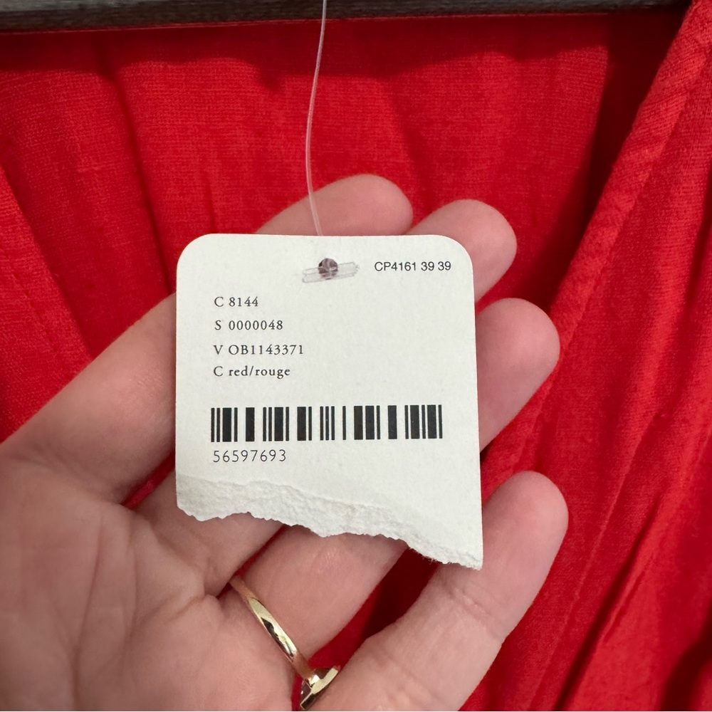Free People NWT Red Bodycon Ruched Mini Dress - Picture 3 of 7